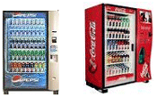 COLD BEVERAGE VENDING MACHINE