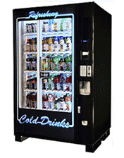 COLD BEVERAGE VENDING MACHINE