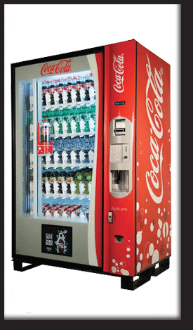 Coca-Cola Glass Front Vending Machine