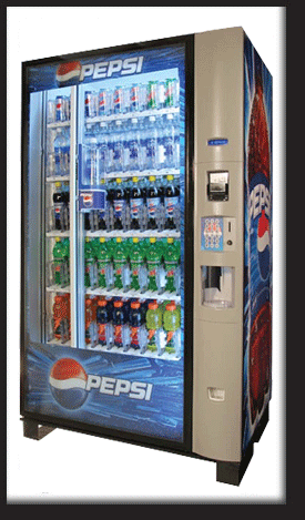 Pepsi-Cola Glass Front Vending Machine